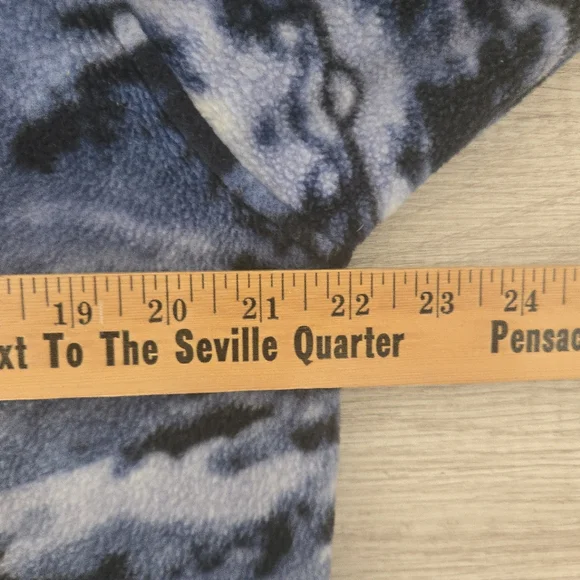 Vintage Trail Crest Wolf Animal Fleece Wood Outdoors Wolves Jacket Mens Large - Picture 5 of 6